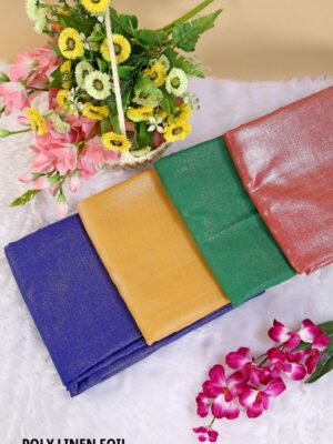 Poly Linen Foil Width 58"