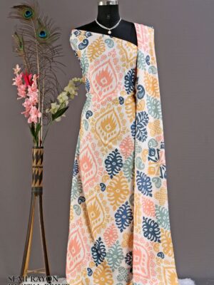 Semi Rayon Digital Print Width 58"