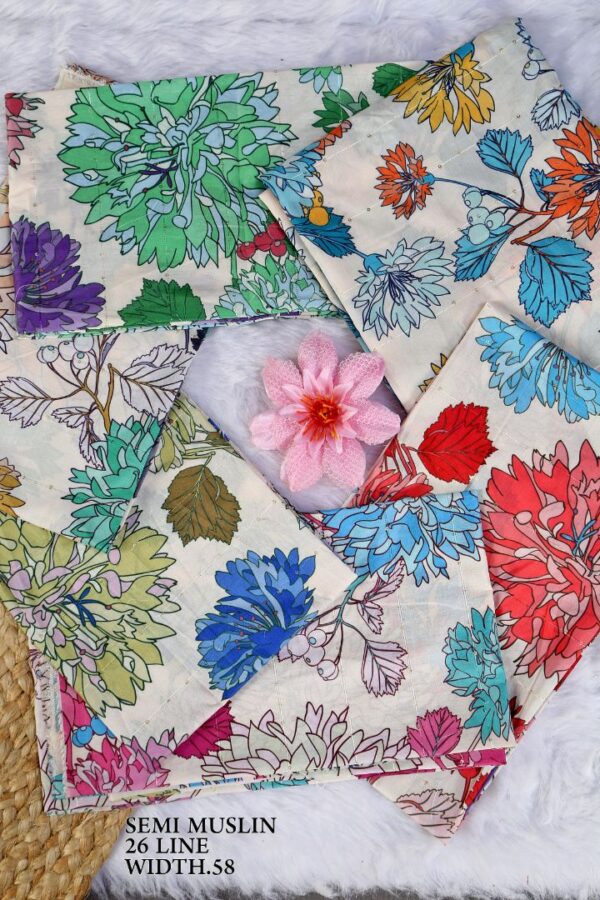 Semi Muslin 26 Line Width 58"