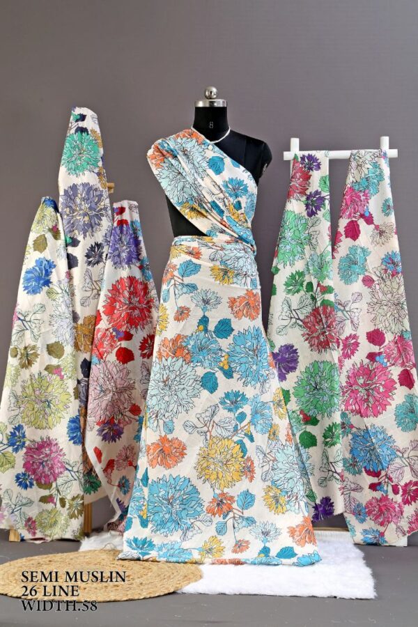 Semi Muslin 26 Line Width 58"