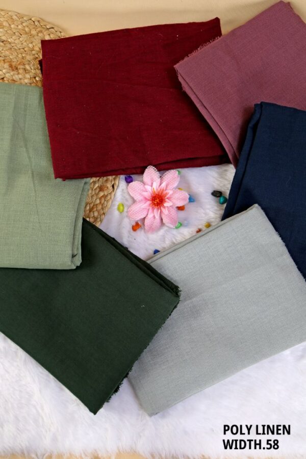 292A0029 Poly Linen Width''58'' Poly Linen Width 58"